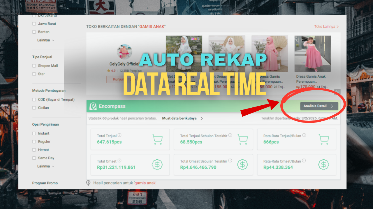 Real-time Shopee Dashboard